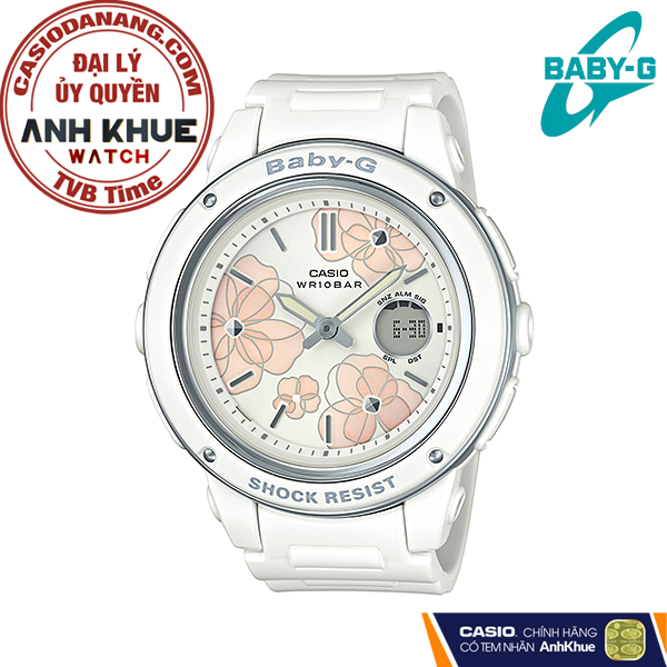 Đồng hồ nữ dây nhựa Casio Baby-G chính hãng BGA-150FL-7ADR