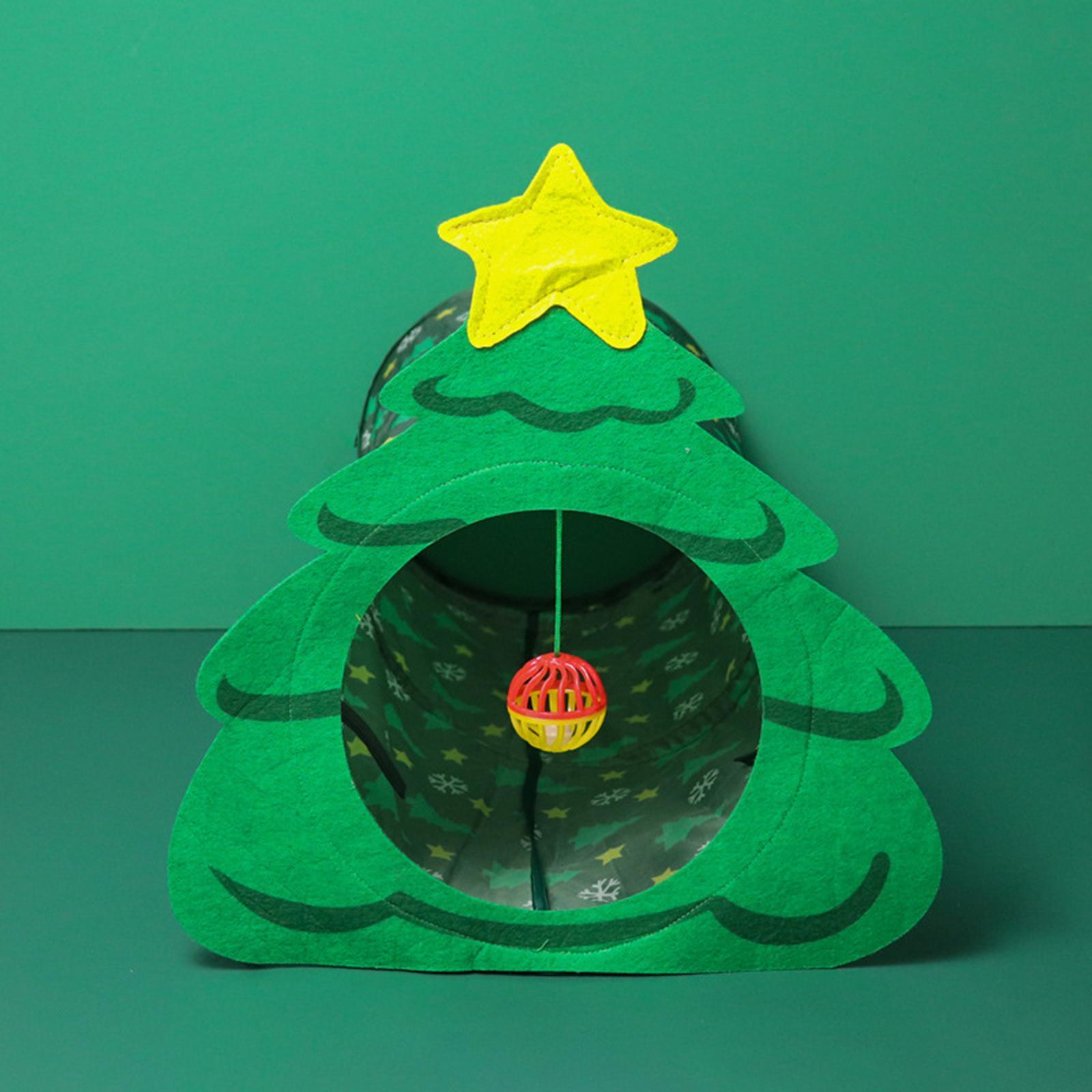 Cat Tunnel Interactive Toys Exercising Hiding Training and Running Collapsible Kitty Tunnel Foldable Pet Tunnel for Cat Puppy