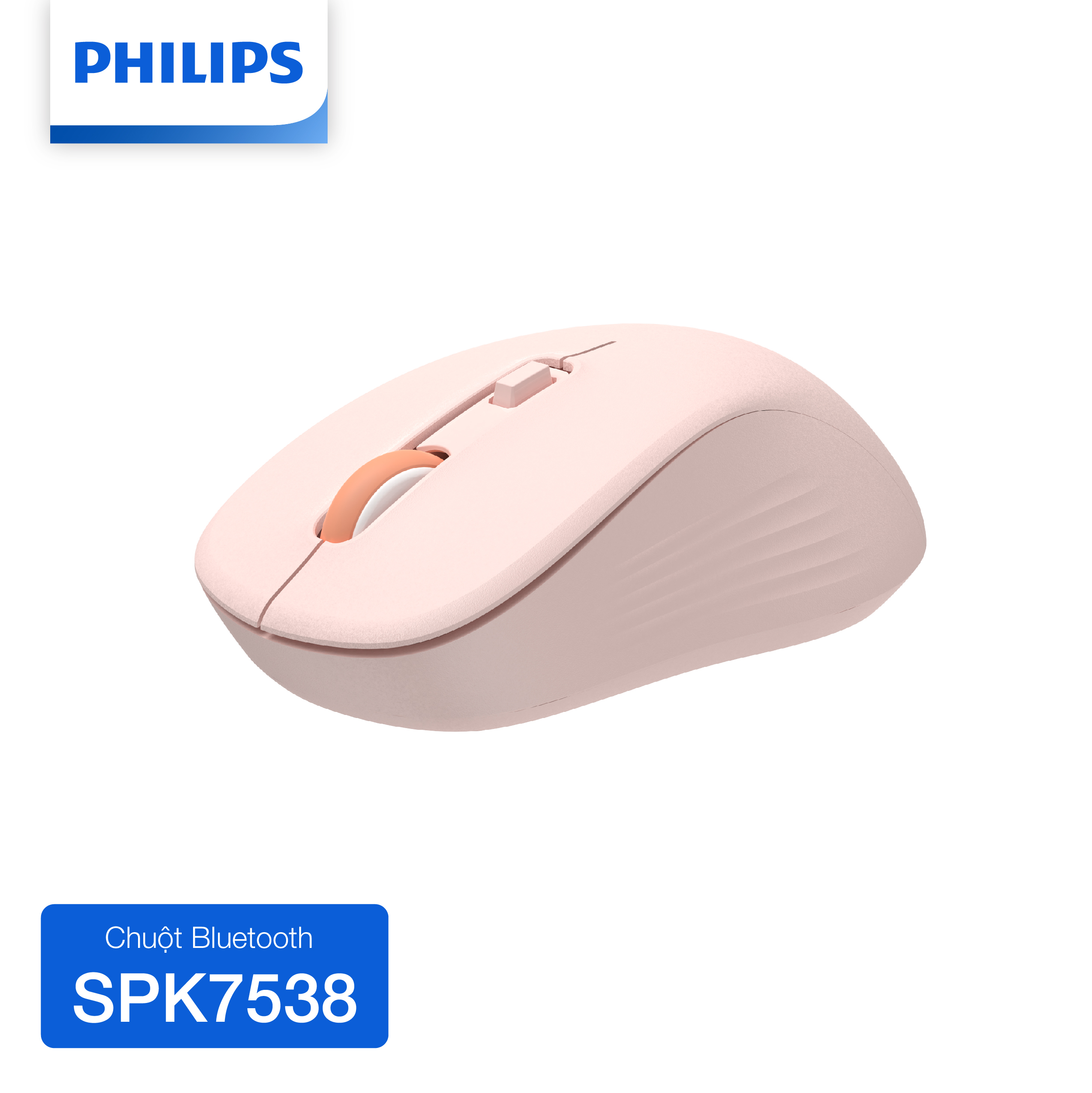 Chuột không dây Bluetooth Philips SPK7538 - Hàng Chính Hãng