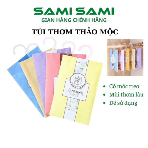 Túi thơm thảo mộc SAMI SAMI treo tủ quần áo, khử mùi giày dép, ô tô, đuổi côn trùng nhiều mùi hương