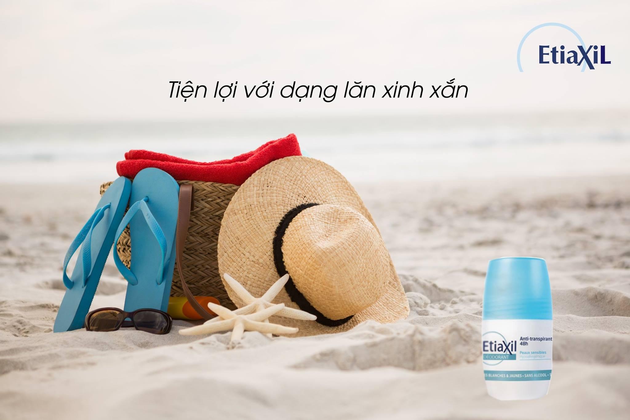 Lăn Khử Mùi Hàng Ngày Etiaxil Deodorant Anti Transpirant 48h 50ml + Tặng 1 Lưới Tạo Bọt Rửa Mặt