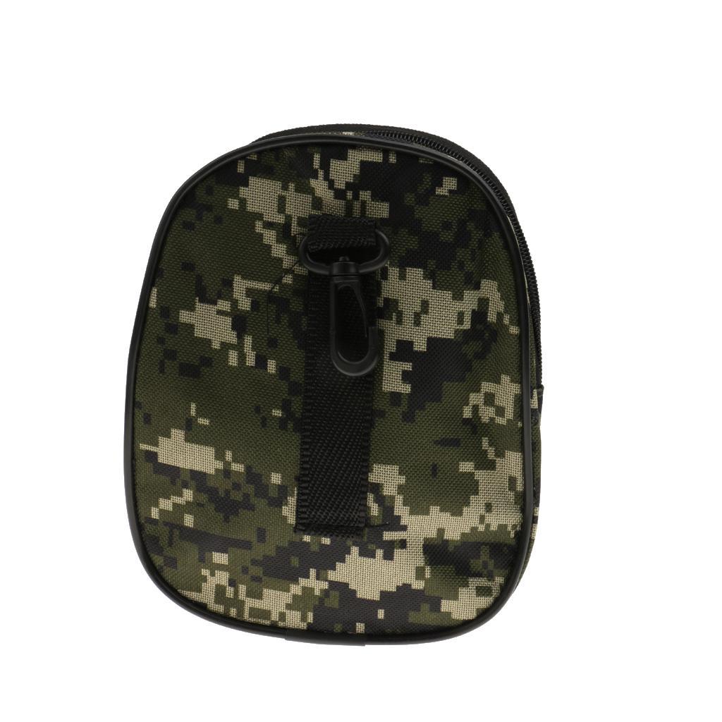Camouflage Fishing Reel Case Protective Cover Storage Bag Pouch