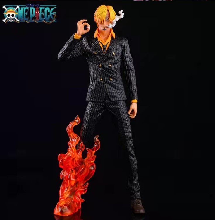 Mô Hình Nhân Vật Sanji Áo Đen Truyện Tranh One Piece 32cm - Mô Hình Figure Vua Hải Tặc