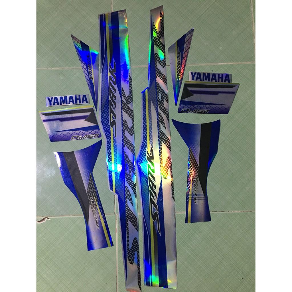 Tem sirius 110 spark bạc xanh