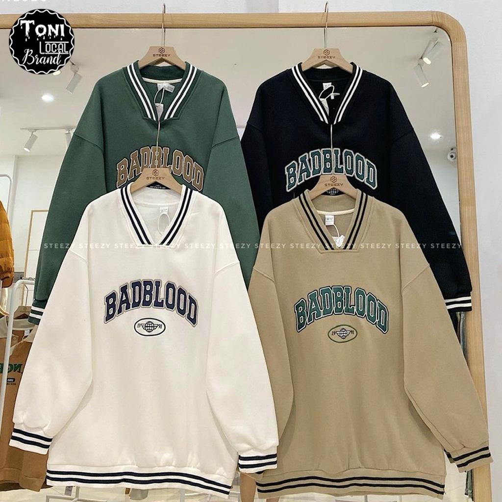 Áo Sweater Nỉ Ngoại BADBLOOOD nam nữ Unisex