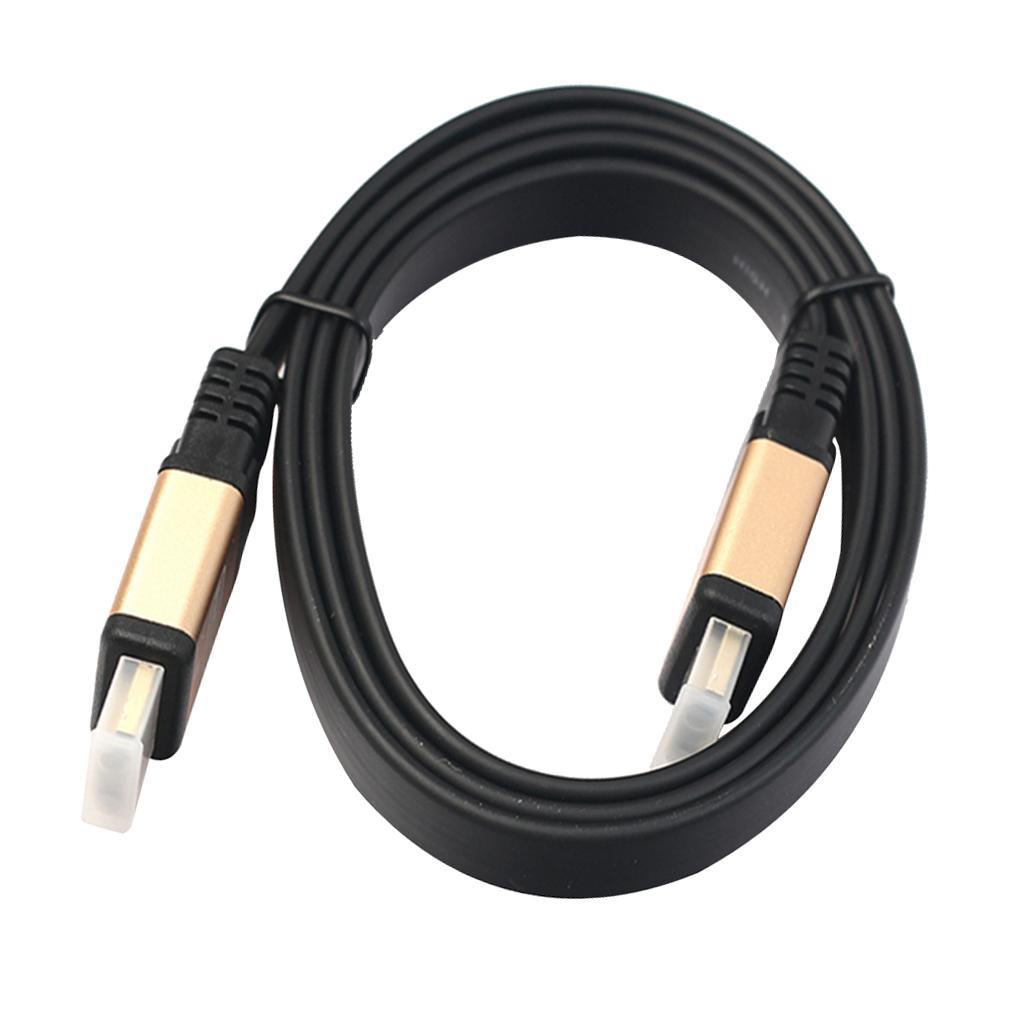 HDMI 2.0 Cable High Speed Gold Plated HMI to HDMI Cord for HDTV PS4 Projector 1m