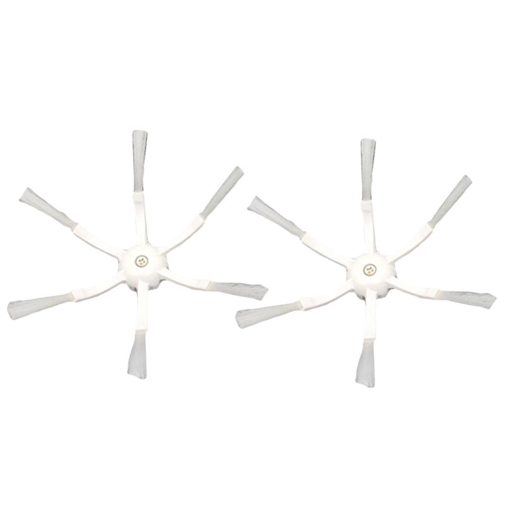 4 Pcs 6-Armed Side Brush Replacement Spare Part Robotic Vacuum Cleaner Accs
