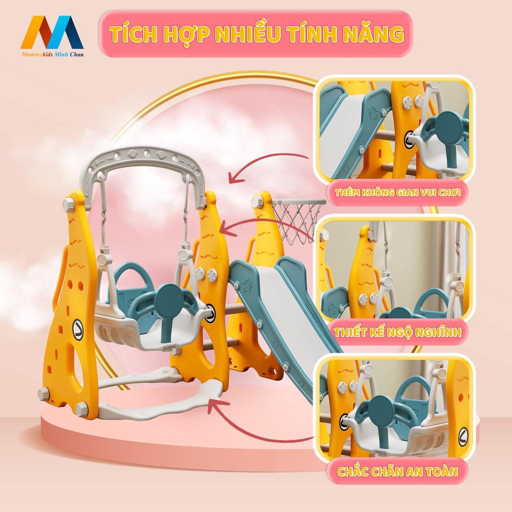 CẦU TRƯỢT XÍCH ĐU MOMMYKIDS MINH CHAU DÀNH CHO TRẺ 1-10 TUỔI