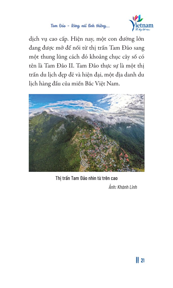 Tam Đảo đất thiêng miền du lịch - bản in 2024