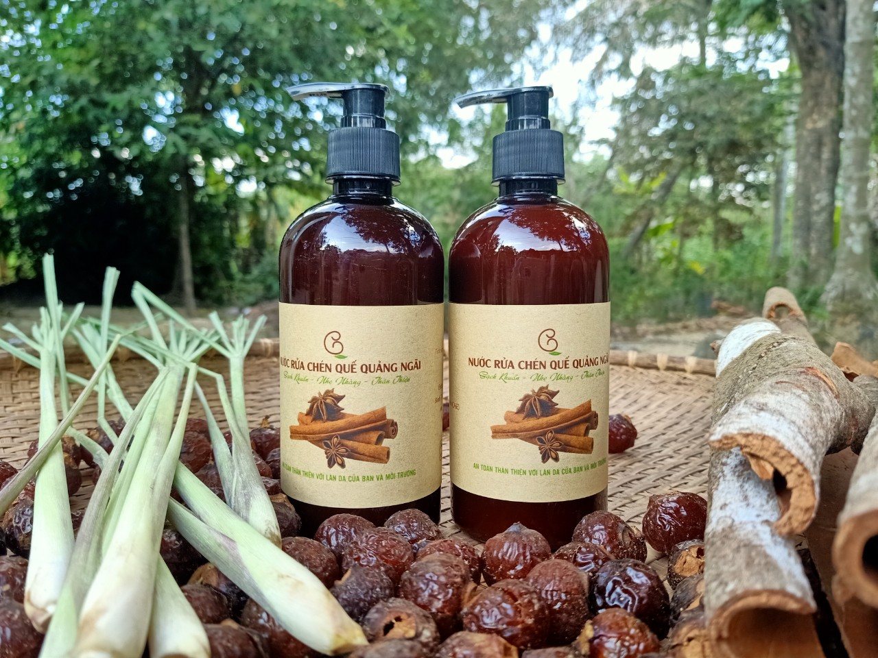 Nước rửa chén Quế Quảng Ngãi 500ml