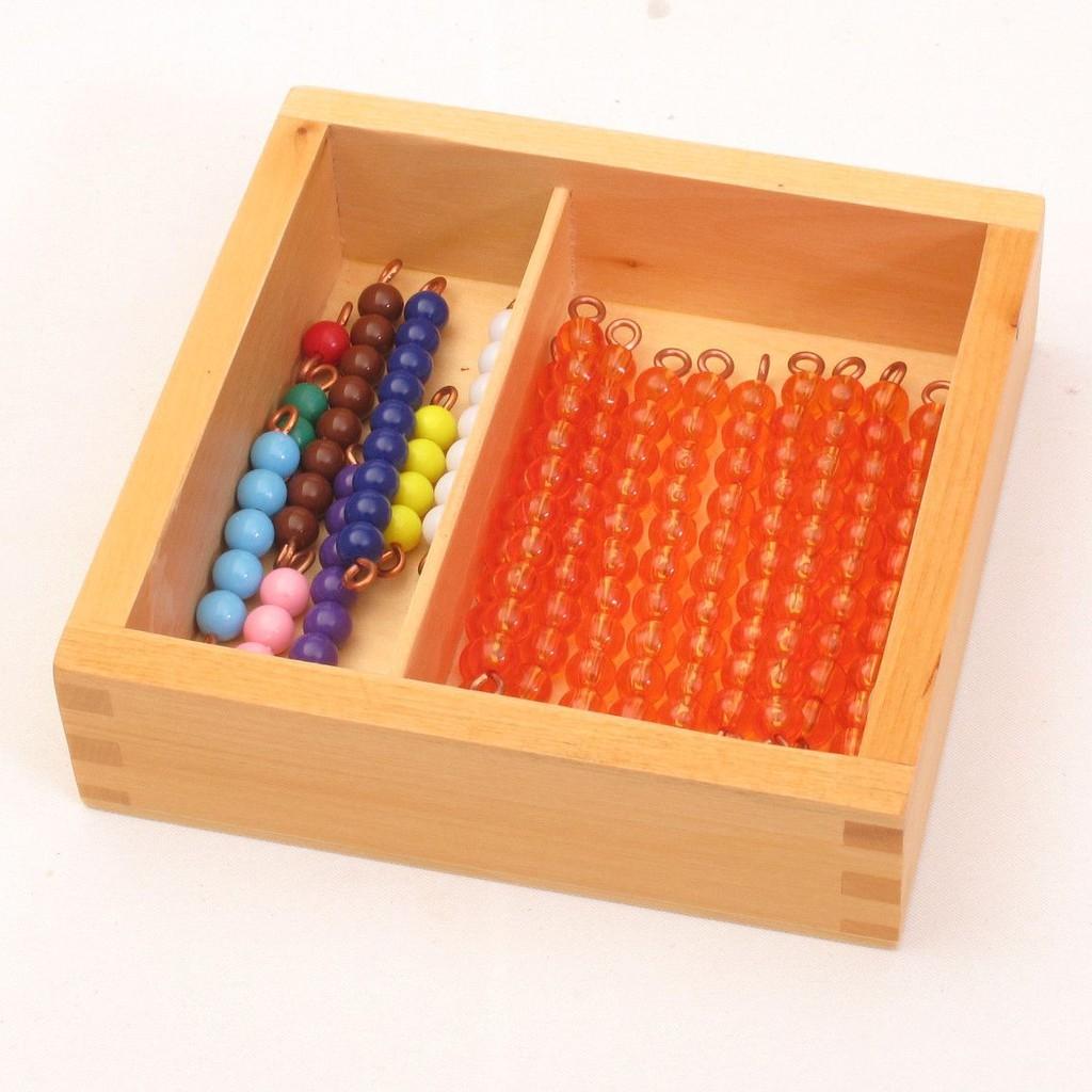 Dây cườm màu chơi với bảng hàng chục (Bead Bars for Teen Board with Box B)