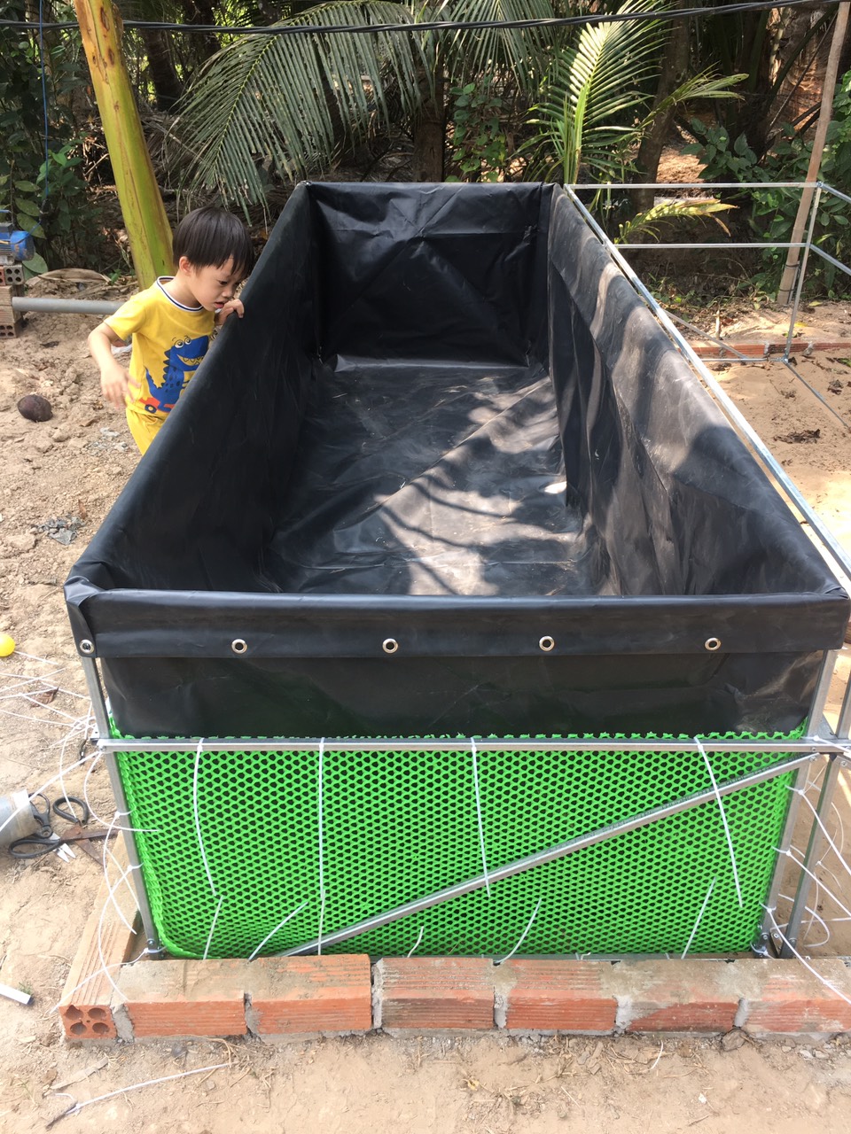 BỂ BẠT HDPE CHĂN NUÔI CÁ - KT