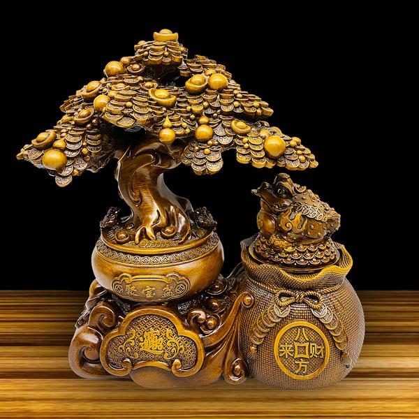 Cây Kim Tiền Cóc Tài Lộc 38 cm - Trang Trí Tết - QSCB