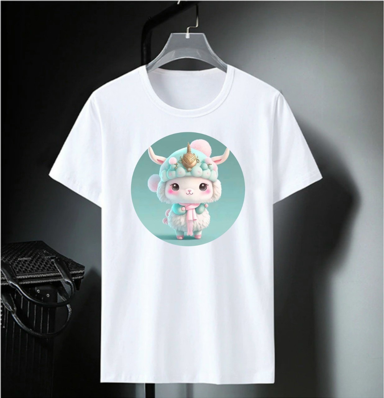 Áo thun in hình con mèo dễ thương