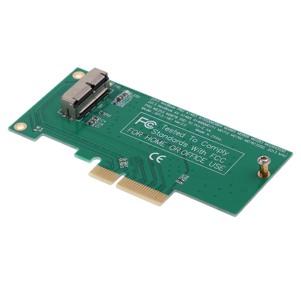 Adapter Card To PCI-E 4X For 2013 2014 MacBook Air Pro SSD