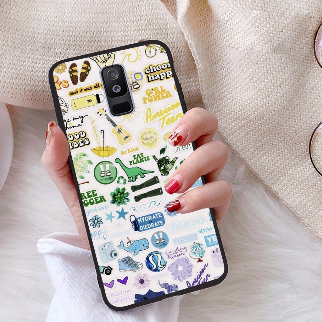 Ốp lưng dành cho Samsung Galaxy A6 Plus 2018 viền dẻo TPU Bộ Sưu Tập Phong Cách Tự Do - Hàng chính hãng