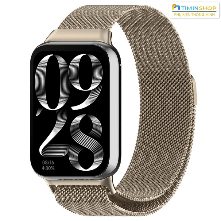 Dây Thép cho MI Band 8 Pro/ Redmi Watch 4 - Dây Thép, khóa nam châm