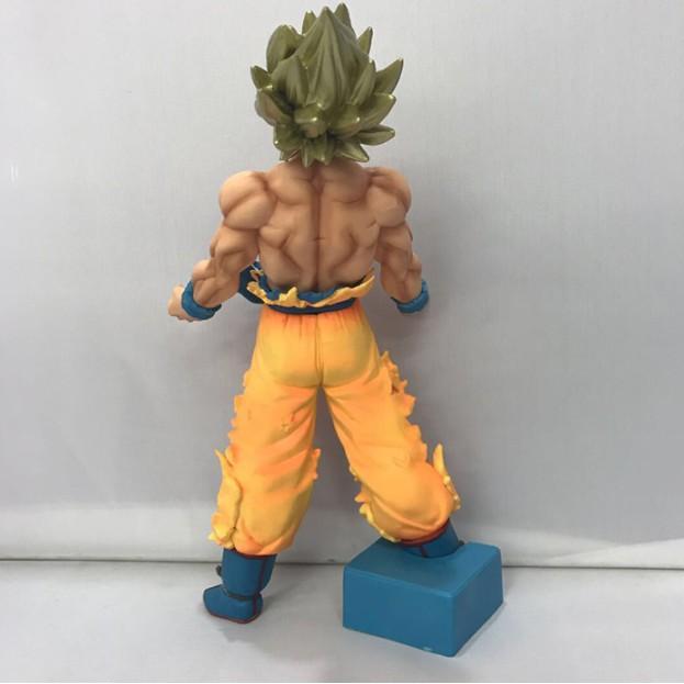 Mô Hình Figure Dragon ball 7 viên ngọc rồng songoku tóc mạ vàng 18cm