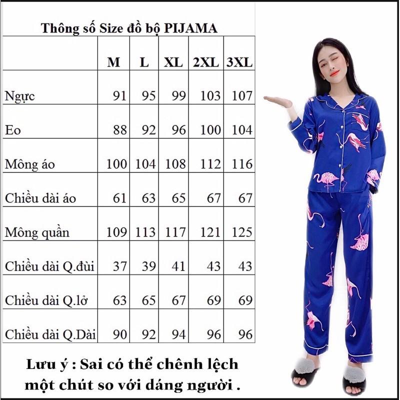 Nhiều Size Bộ pijama Lụa Latin Mi Store Cần Thơ, tay ngắn, tay dài, có size, có túi quần