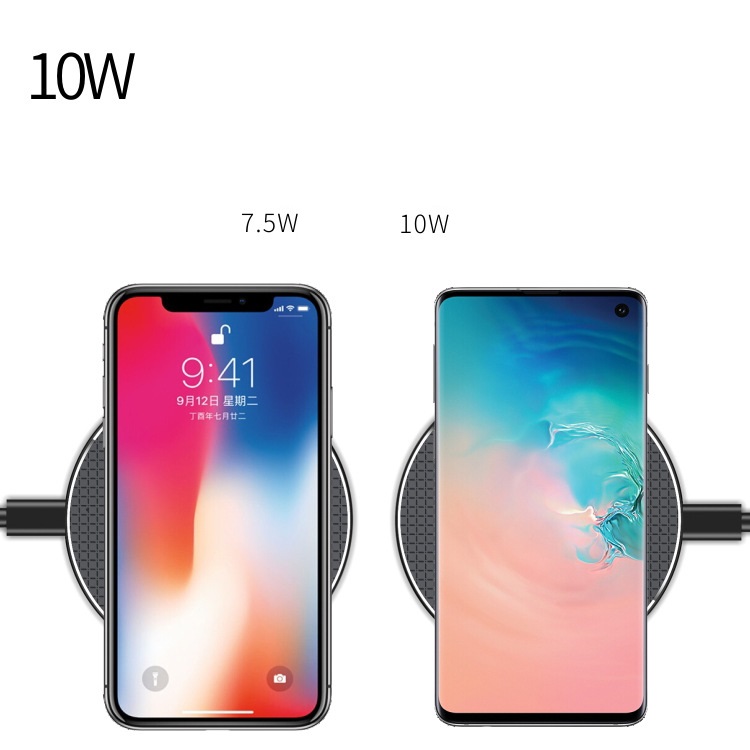 Sạc Nhanh Không Dây EUREKA CPRV01-Qi , Wireless Quick Charge, chuẩn Qi Apple cho Iphone, Samsung, Vivo, Oppo, Xioami, Huawei, Vsmart - Chính Hãng