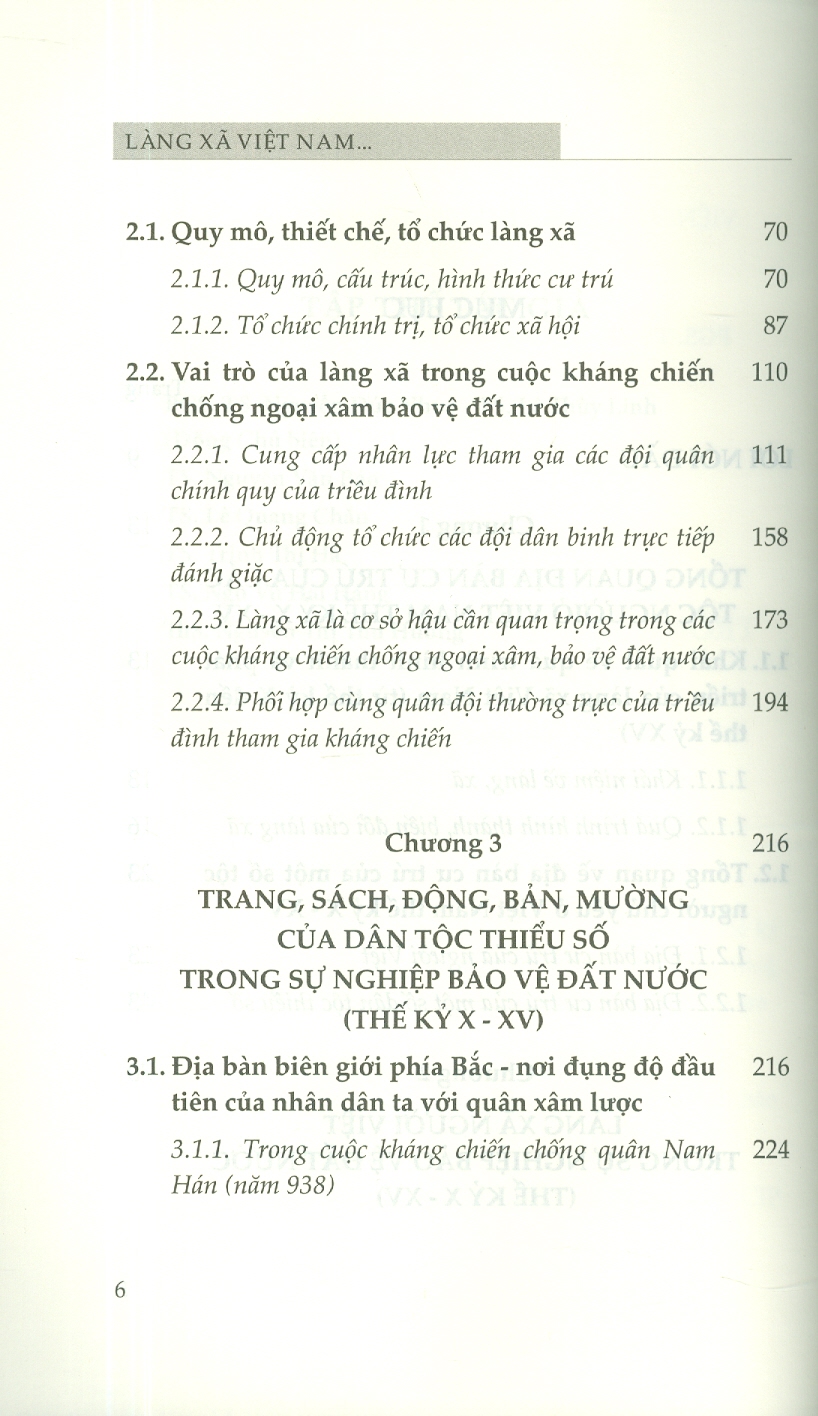 Làng Xã Việt Nam Trong Sự Nghiệp Bảo Vệ Đất Nước Từ Thế Kỷ X Đến Thế Kỷ XV (Sách Chuyên Khảo)