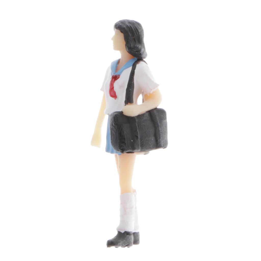 1:64 Hình Diorama Đồng Phục Cô Gái Thời Trang Nhật Bản
