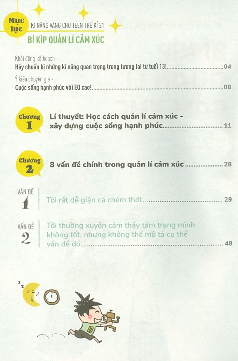 Kĩ Năng Vàng Cho Teen Thế Kỉ 21 - Bí Kíp Quản Lí Cảm Xúc (Tái Bản 2024)
