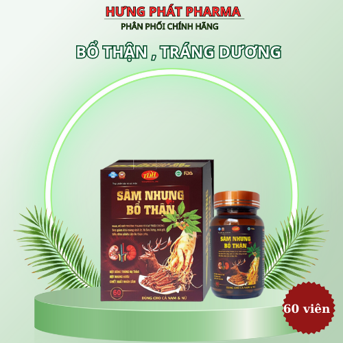 Viên Uống Sâm Nhung Bor Thận nam giới
