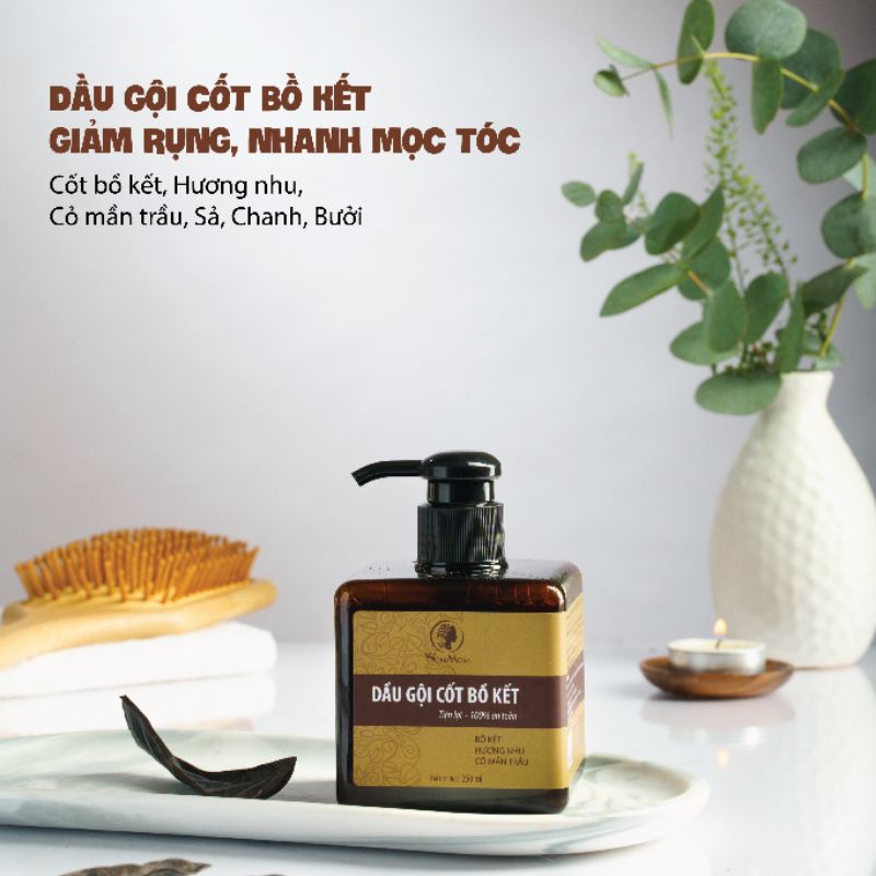 Dầu gội cốt bồ kết cho mẹ bầu Wonmom