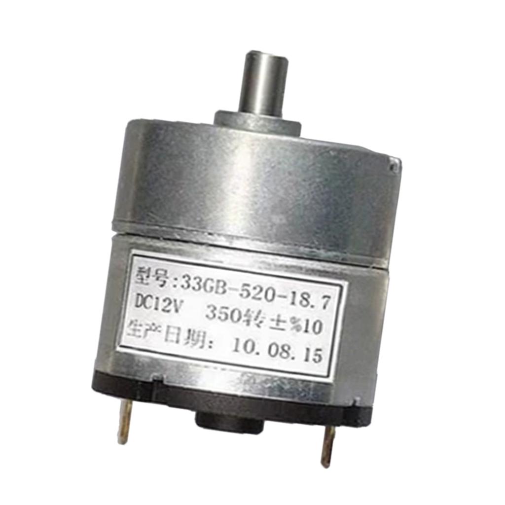 1 33GB 520 12V Giảm Động Cơ Hộp Số Kim Loại Hộp Số Kim Loại Bánh Răng