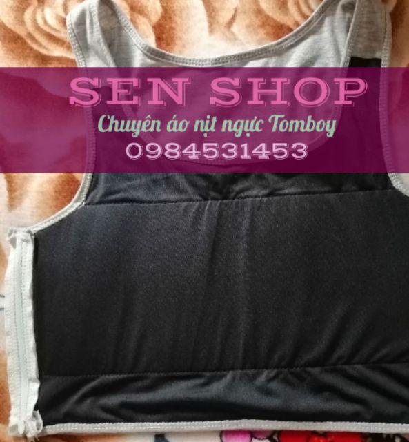 Áo nịt ngực Tomboy Sb Trans dây kéo - Áo nịt ngực dây kéo