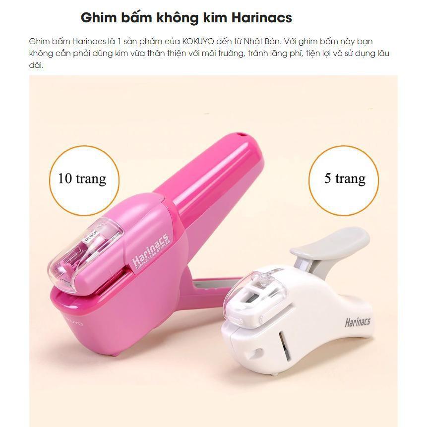 Máy bấm ghim thông minh không dùng kim Blue