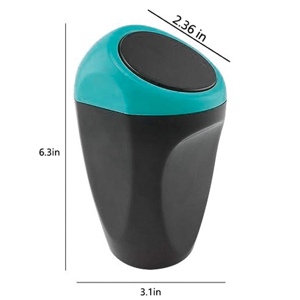 Thùng rác xe mini có thể là nhựa của thùng rác thải 16x8cm thùng chứa thùng cho bên trong xe/văn phòng/nhà