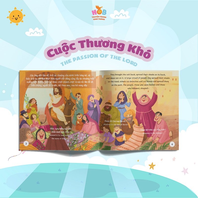 Bộ truyện tranh song ngữ thiếu nhi Công Giáo Phục Sinh 2023
