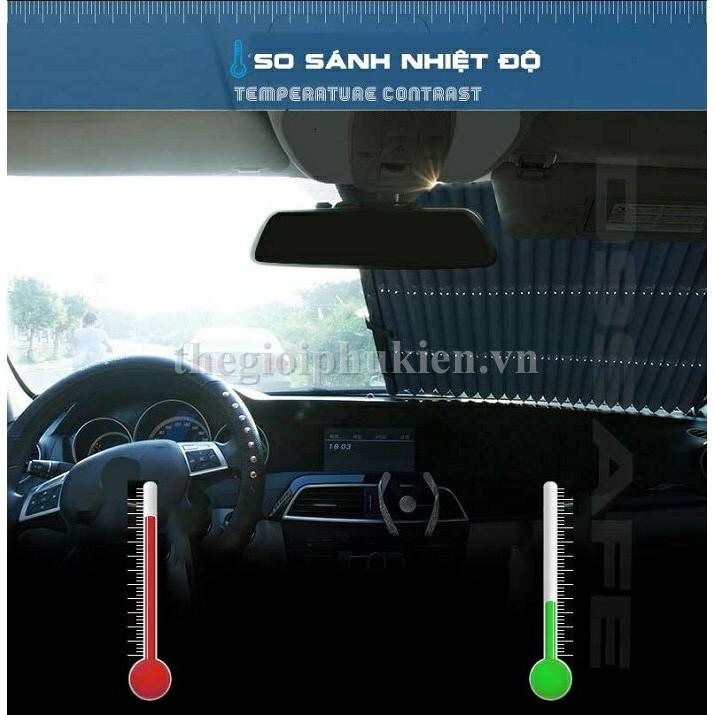 Rèm che nắng kính lái Ô tô, Xe Hơi cót rút tự động - SP003508