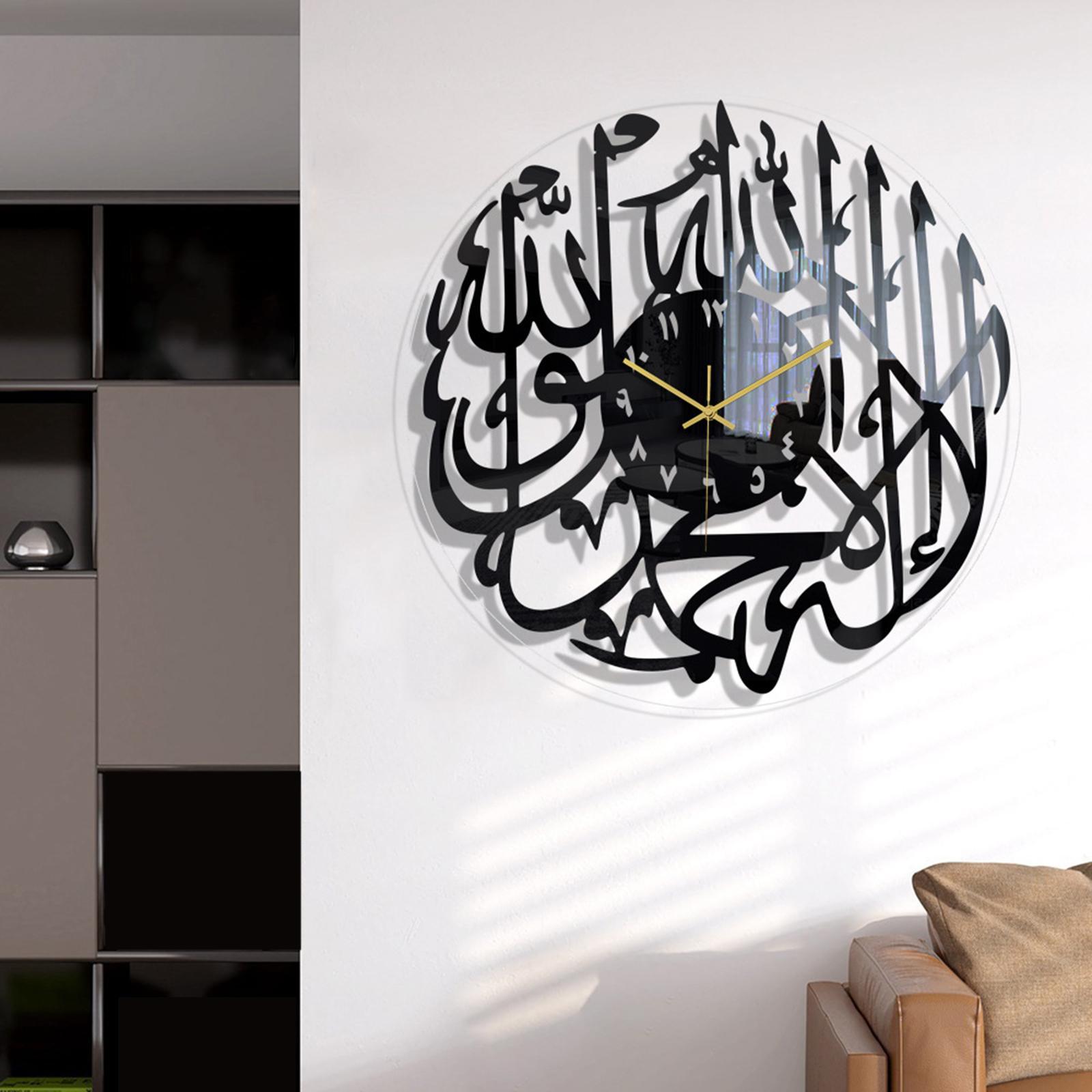 Acrylic Wall Clock Wall Clock Acrylic Non Ticking for Bathroom Kitchen