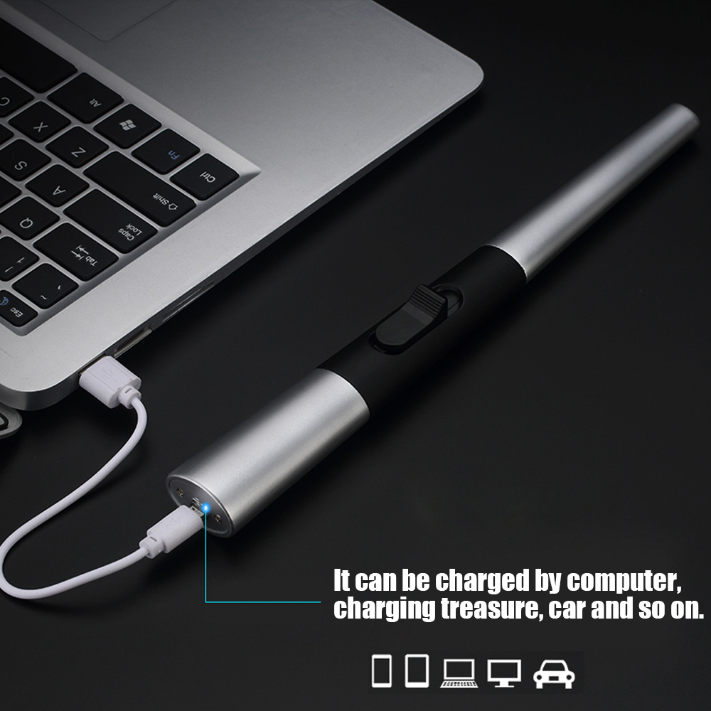 Cây Kim Loại Đánh Lửa Điện Cầm Tay Hiệu Suất Cao Có Thể Sạc Lại Cổng USB