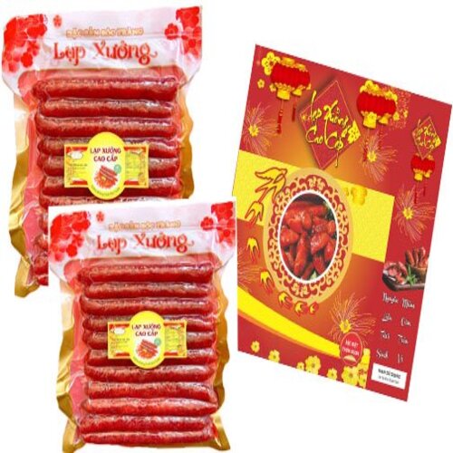 [TẶNG KÈM HỘP XUÂN] 1KG LẠP XƯỞNG TÔM THƯỢNG HẠNG TLP - COMBO 2 BỊCH