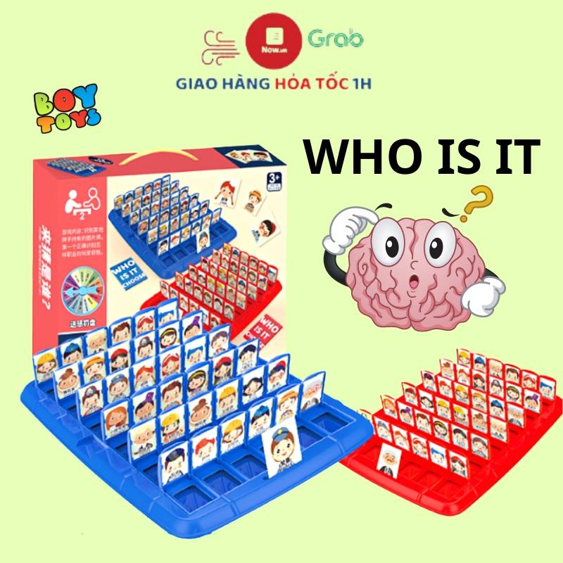 Đồ chơi Board Game Who is it đoán nhân vật giúp bé rèn luyện kĩ năng tư duy, suy luận phát triển trí não