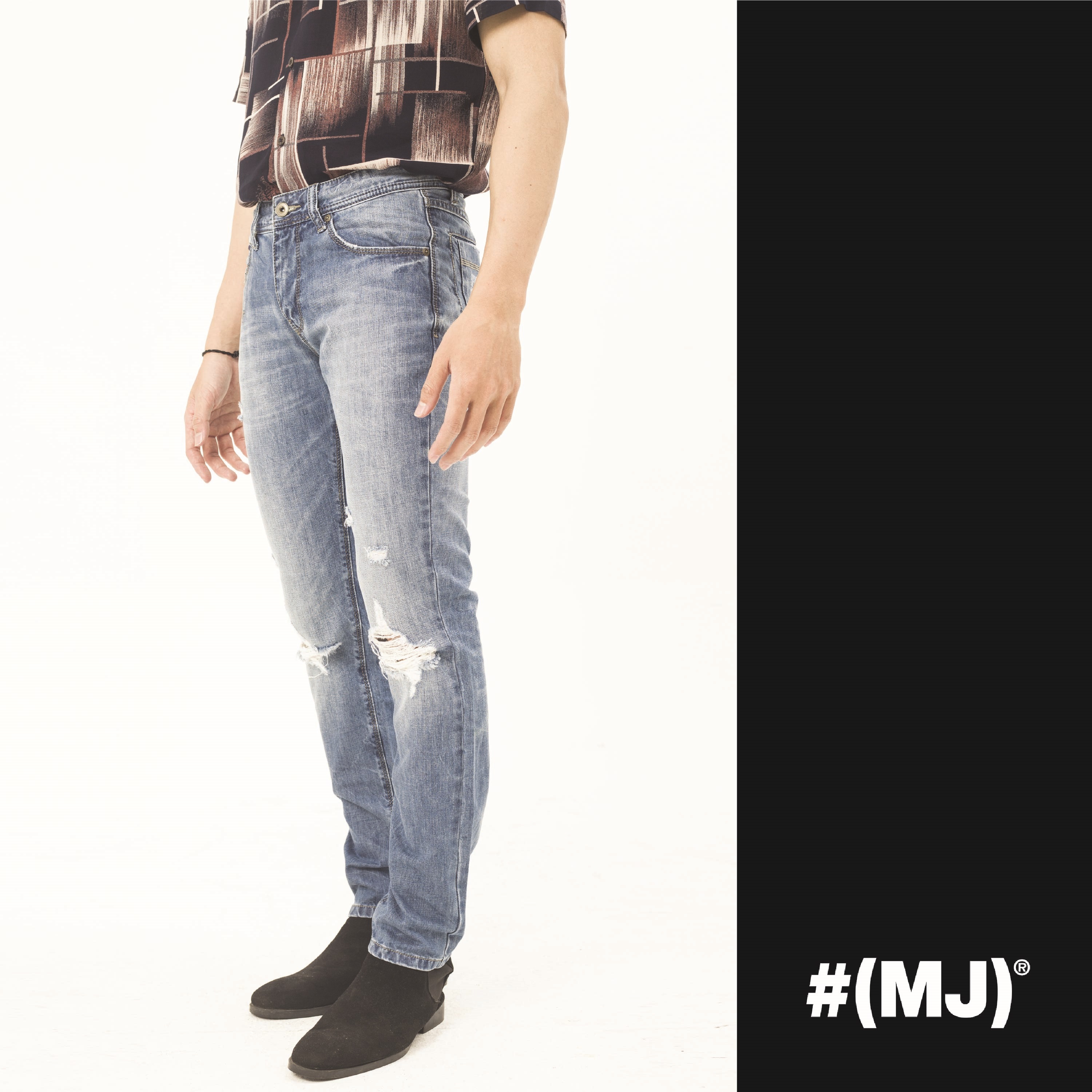 Quần jeans nam thời trang ống đứng MESSI SJM-692