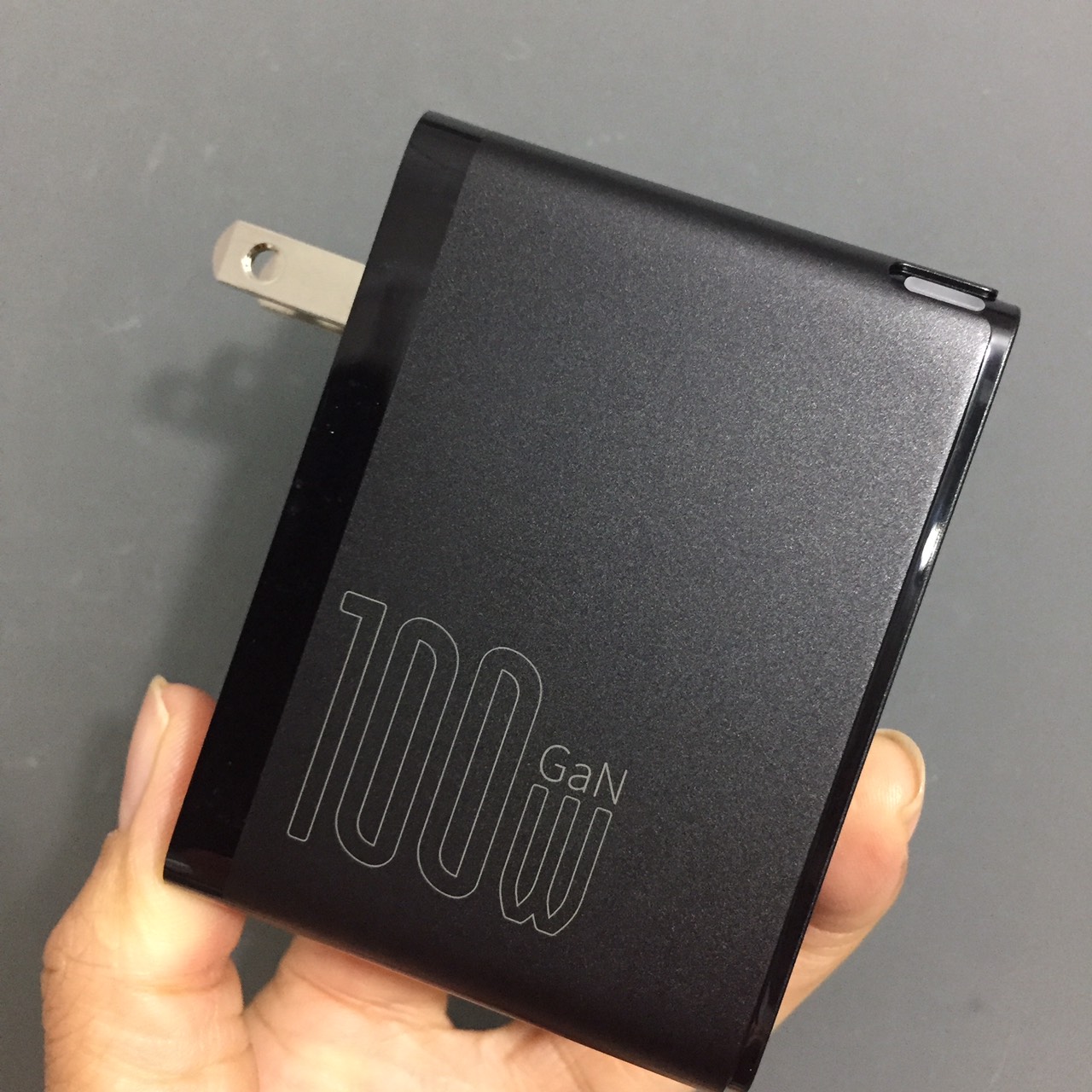 Bộ sạc nhanh 100W 2 cổng C+U chân xếp Baseus GaN5 Pro CCGAN100S5 _ Hàng chính hãng