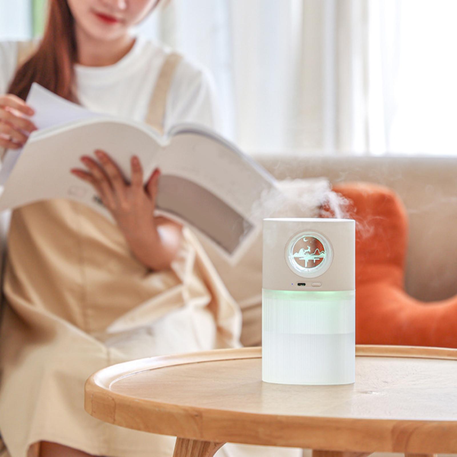 Cool Mist Humidifier Mini Night Light Silent for Bedside Travel Bedroom