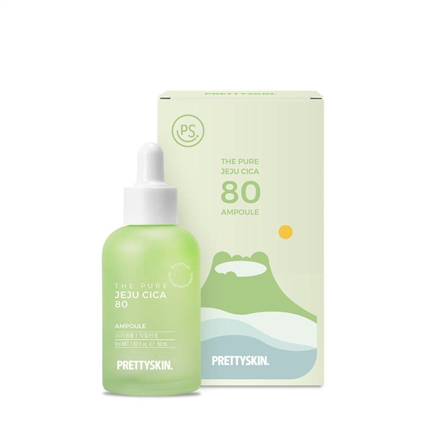 Tinh Chất Rau Má THE PURE JEJU CICA 80 AMPOULE PRETTYSKIN