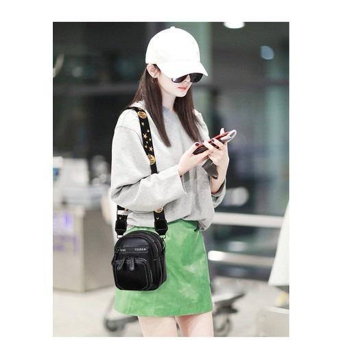 Túi xách, túi đeo chéo thời trang nữ MiiZzu phong cách Hàn Quốc trẻ trung xinh xắn size 15cm (T006)