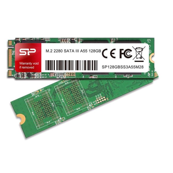 [Hàng Chính Hãng] Ổ cứng SSD Silicon Power M.2 2280 SATA A55 128GB/256GB