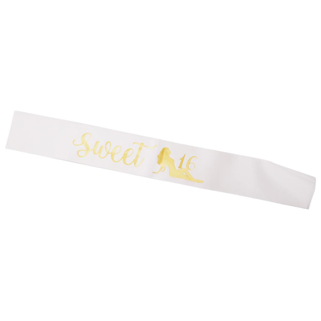 Sweet - Birthday Girl Glitter Sash Party Supplies