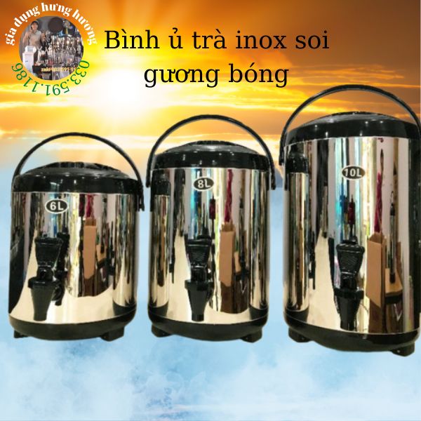 Bình ủ trà giữ nhiệt chuyên dụng cụ pha chế trà sữa bartender chuyên nghiệp