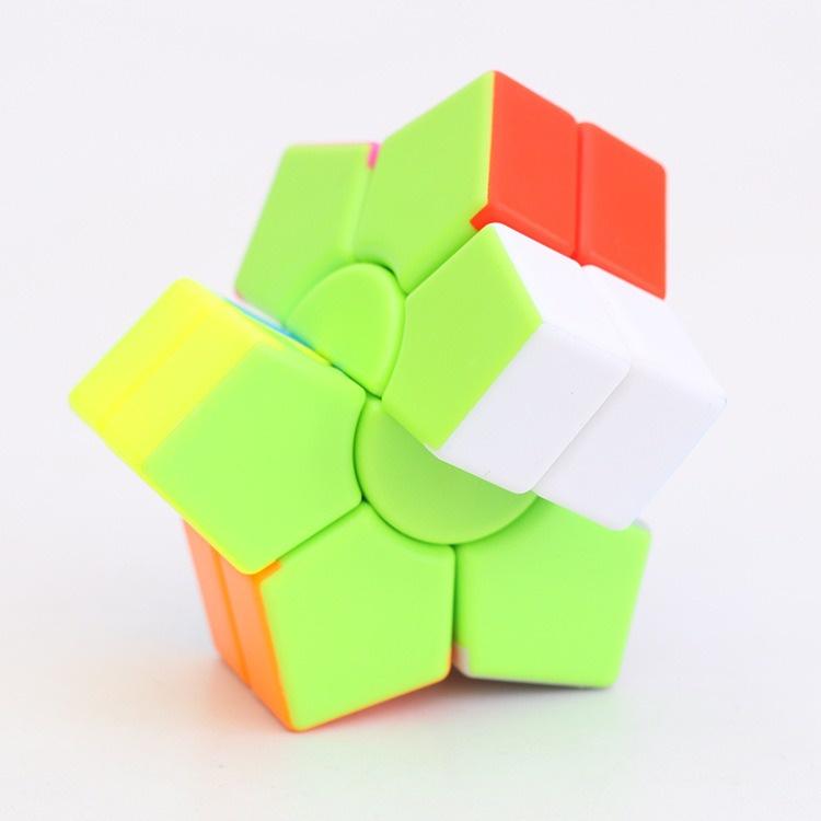 Rubik 6 Cánh Hoa Màu Biến Thể 2-Layer Super Square-1 Star Stickerless