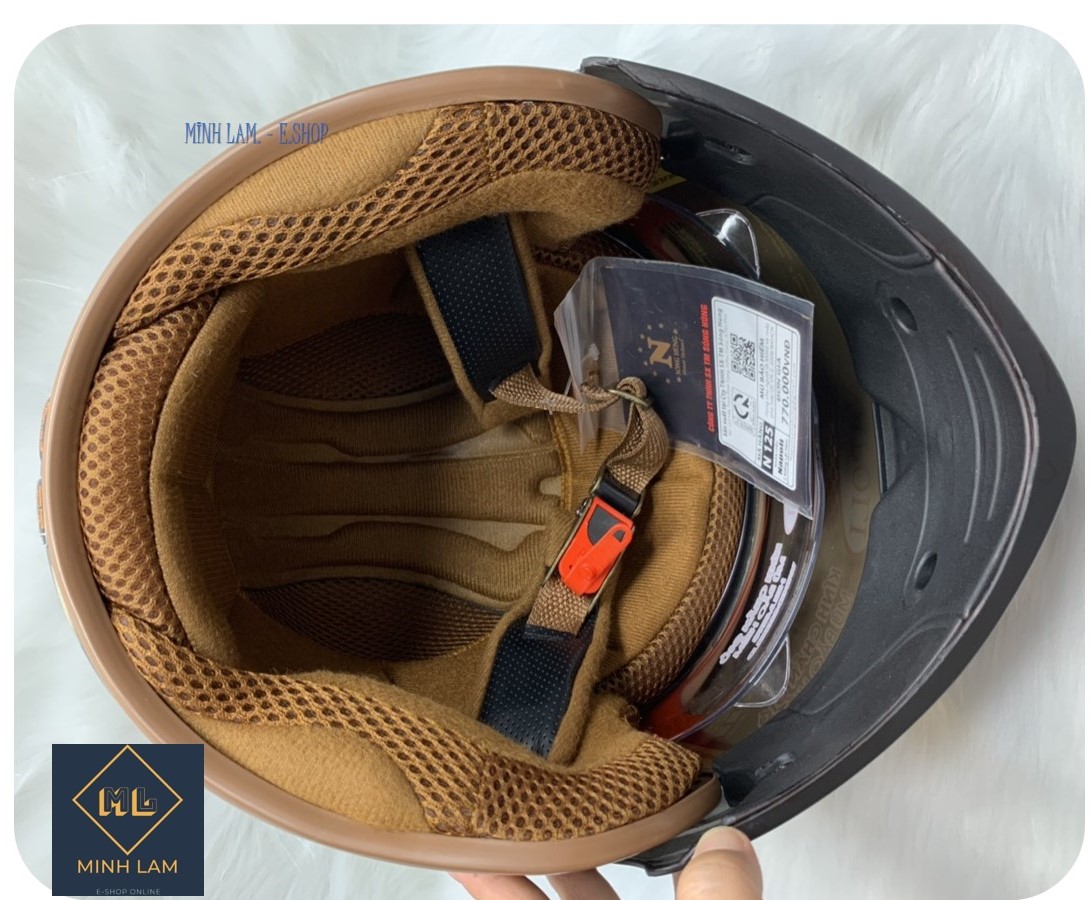 Mũ/nón bảo hiểm fullface NAPOLI LẬT CẰM+ 2 LỚP KÍNH [Hàng chính hãng]_Size XL(58-60cm)