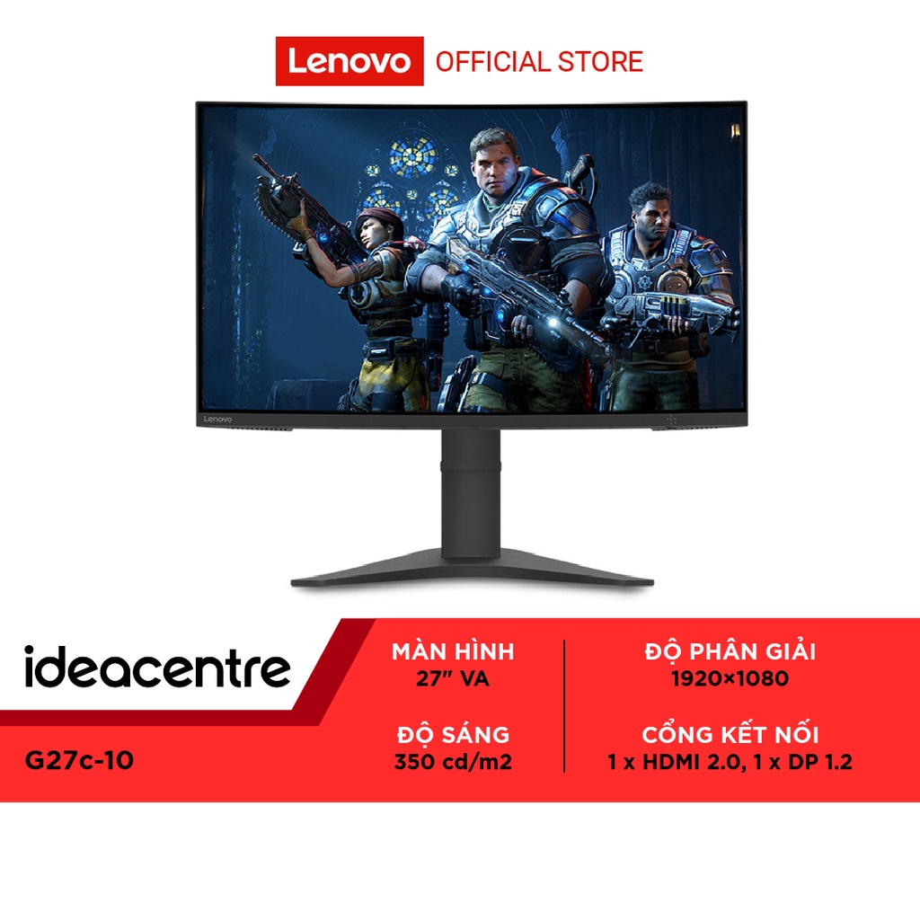 Màn hình Lenovo LCD Legion Gaming G27c-10 66A3GACBVN / 27-inch Full HD - Hàng chính hãng